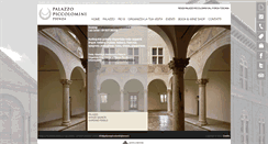 Desktop Screenshot of palazzopiccolominipienza.it