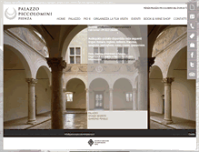 Tablet Screenshot of palazzopiccolominipienza.it